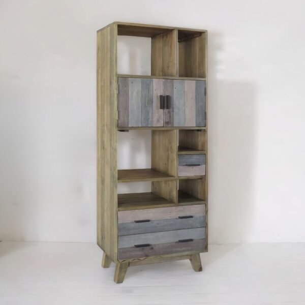 Reclaimed Grey Bookshelf