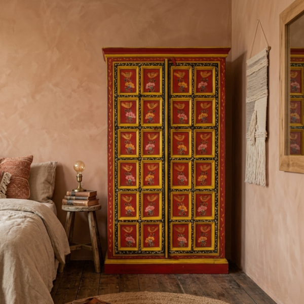 Hand Painted Regal Wardrobe