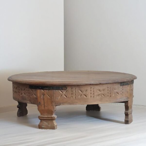Traditional Tribal Chakki Coffee Table