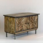 Hand Carved Metal Frame