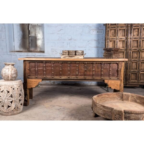 Hand Carved Door Console Table