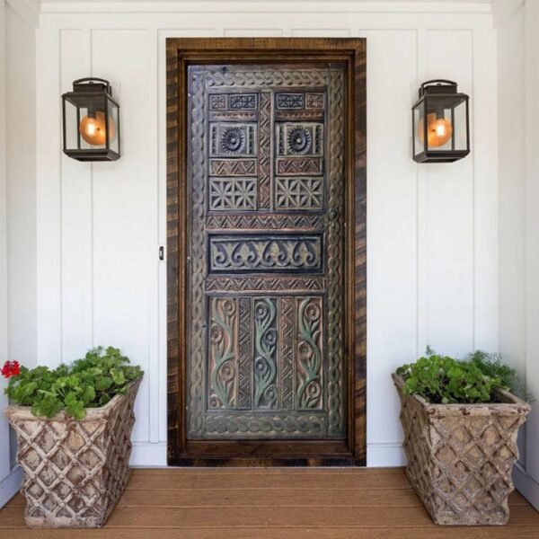 Hand Carved Barn Door