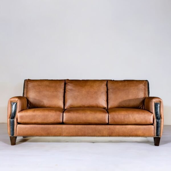 Modern Gunnison Leather Sofa