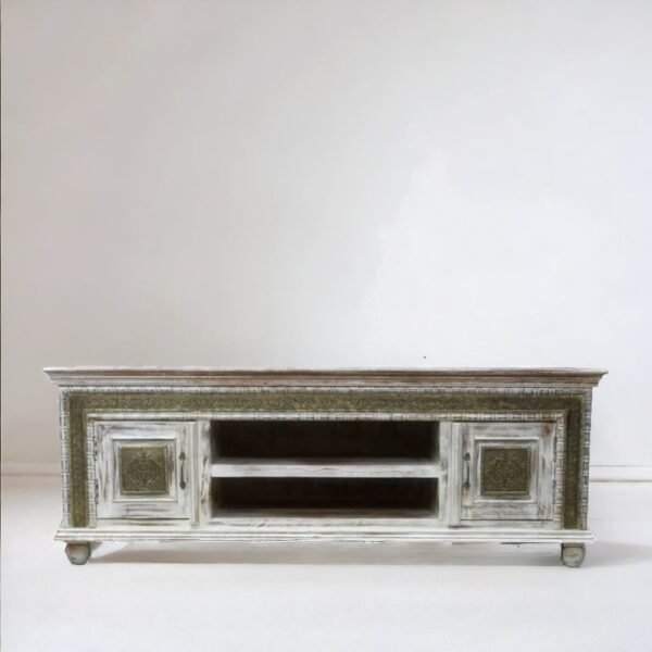 Reclaimed Rustic Indian TV Unit