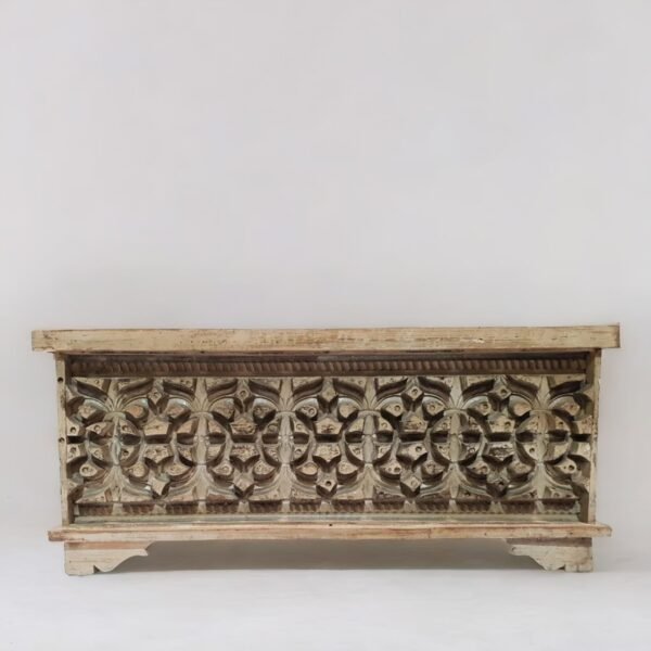 Hand Carved Regal Chest Coffee Table