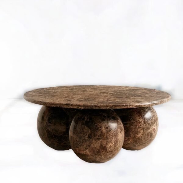 Dark Emperador Marble Coffee Table#05