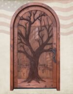 Hand Carved Tree of Life Door