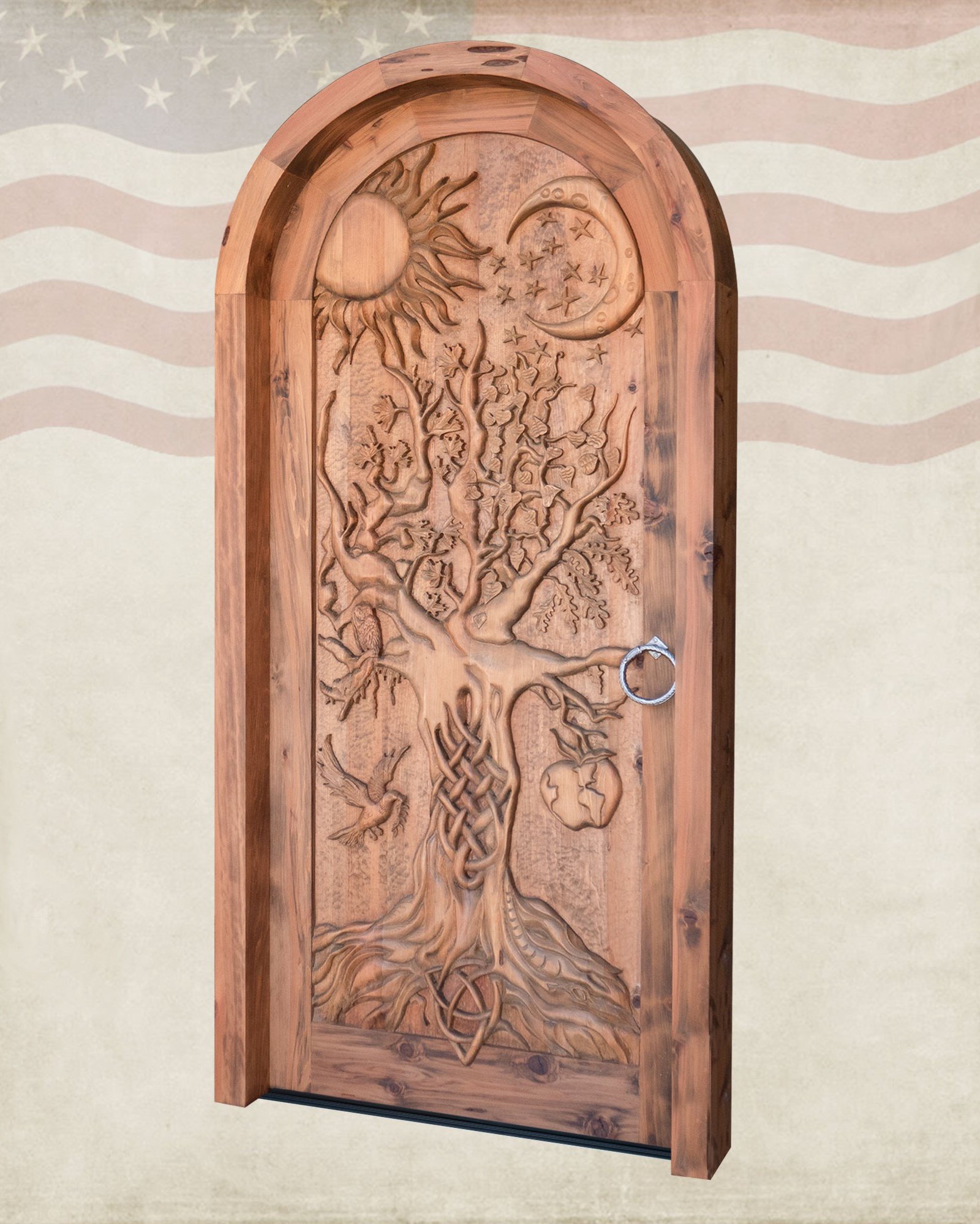 Solid-Custom-Wooden-Tree-of-Life-Door-4