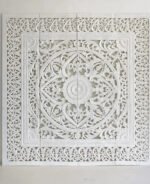 Dynasty White Hand Carved Wooden Board