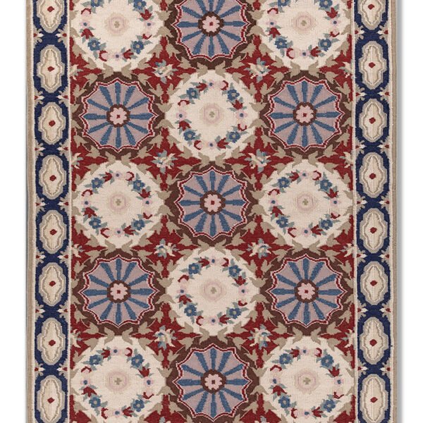 Hiba Flat Weave Woolen Rug